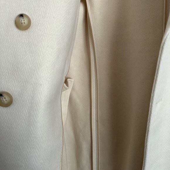 Polo Ralph Lauren Faux Fur Collar Double Breasted Parka Pea Coat Women’s Size 16 - Picture 7 of 13